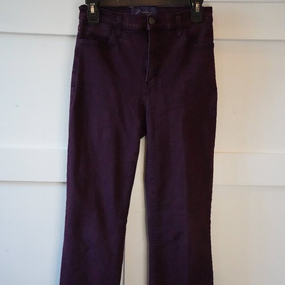 NYDJ, Not Your Daughter’s Jeans, High Rise Boot Cut Jeans, Eggplant Purple - Picture 3 of 7